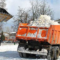 Вывоз снега с объектов Москвы и Московской области.